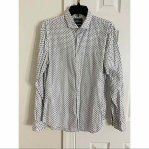 Bonobos White/ Navy Spots Shirt